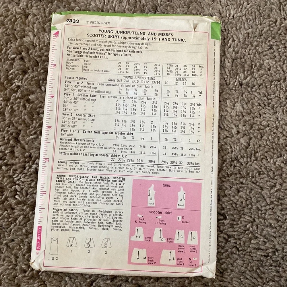 FINAL PRICE $10 Vintage Lot of Sewing Patterns Lot #4 - Picture 9 of 13